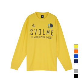 スボルメ メンズ サッカー/フットサル 長袖シャツ ロゴロングプラT25SDG 1251-36100 SVOLME