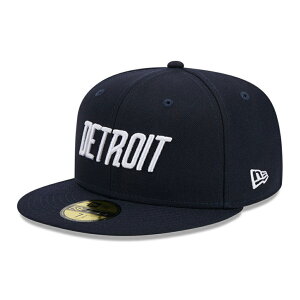 �j���[�G�� �L���b�v 59FIFTY �I���t�B�[���h 2025 MLB City Connect �f�g���C�g�E�^�C�K�[�X �l�C�r�[ 14521639 �X�q NEW ERA