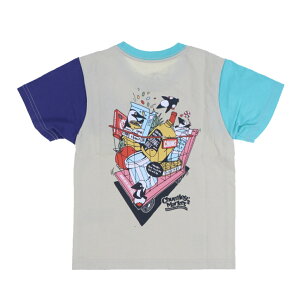 ���I�ōő�100��P�o�b�N�y6/4�`6/11�z �`�����X �L�b�Y �q�� ����T�V���c Kids Chumleys Market Pocket T-Shirt CH21-1367 C087 : Purple Crazy CHUMS