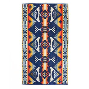 �ő�10��OFF�N�[�|�� �y3/29�`3/30�z �y���h���g�� Oversize Jacquard Towel 19373185 282 �L�����v �u�����P�b�g/�唻�^�I�� : Nehalem PENDLETON