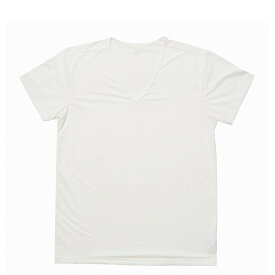 ティゴラ メンズ 半袖 インナーシャツ 瞬乾アイドライインナー メンズ Vネック半袖 TR-9CA1515UT ： ホワイト TIGORA