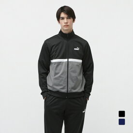プーマ メンズ ジャージ 上下セット ポリ カラーブロックスーツ 687659 スポーツウェア PUMA