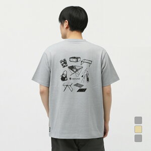 2025t yAy胂fz Xm[s[N AEghA TVc Gear Printed S/S Tshirt ATS25SU701 snow peak