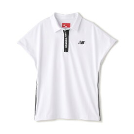 最大10％OFFクーポン【9/15】 ニューバランス レディース ゴルフウェア 半袖シャツ 春 夏 FRENCH SLEEVE COLLAR SHIRT (125168504) New Balance