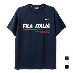 最大10%OFFクーポン 【10/30】 フィラ メンズ 半袖 機能 Tシャツ 冷感半袖Tシャツ FDFGM9016 スポーツウェア アルペン・スポーツデポ限定 FILA