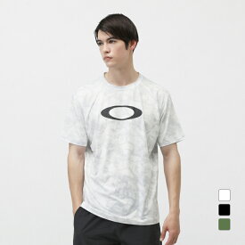 最大10％OFFクーポン 【8/4〜8/11】 オークリー メンズ 半袖 機能 Tシャツ ENHANCE QDEVO SS TEE GRAPHIC 4.0 FOA407574 スポーツウェア OAKLEY