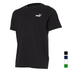 プーマ メンズ 半袖 Tシャツ ESS 2 COLOR スモール NO.1 ロゴ Tシャツ 687704 スポーツウェア PUMA