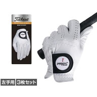 3枚セット タイトリスト ゴルフウェア プロフェッショナル ゴルフグローブ TG73 (6665288058) メンズ : …