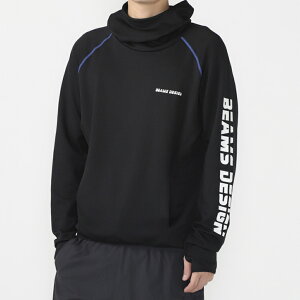 ティゴラバイビームスデザイン メンズ 陸上/ランニング 長袖Tシャツ ロングスリーブバラクラバ TRBM-3R1704TL : チャコールグレー TIGORA by BEAMS DESIGN