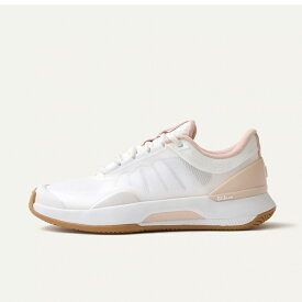 11/10限定★抽選で最大100％Pバック ウイルソン INTRIGUE TOUR TM Wh/CAMEO オールコート用 WRS337030U レディス テニス オールコート用シューズ E : ホワイト Wilson