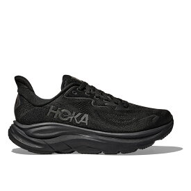 ホカ CLIFTON 10 WIDE クリフトン 10 ワイド 1162050 レディス 陸上/ランニング ランニングシューズ D : ブラック×ブラック HOKA imbkk