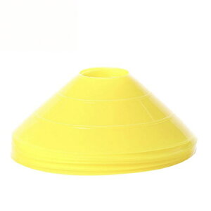 最大10%OFFクーポン 【10/24〜10/27】 ティゴラ マーカーコーン 10枚セット コンパクト 持ちやすい 円錐形 練習用 イエロー サッカー カラーコーン TIGORA