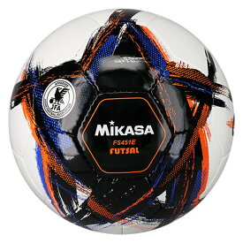 3/5 限定★全商品ポイント10倍 要エントリー ミカサ フットサル OrgestA 検定球4号 手縫い FS451E-BK フットサル 試合球 MIKASA
