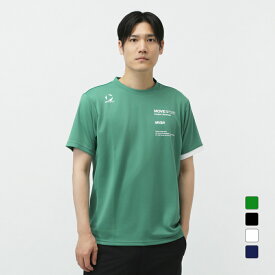 1/25限定★抽選で最大100％Pバック デサント メンズ 半袖 機能 Tシャツ 半袖シャツ 片袖切替 ST5SHTA6MB スポーツウェア アルペン・スポーツデポ限定 DESCENTE