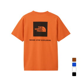 最大10％OFFクーポン 【8/15〜8/20】 2025春夏 ザ・ノース・フェイス メンズ アウトドア 半袖Tシャツ ショートスリーブバックスクエアロゴティー NT32447 THE NORTH FACE