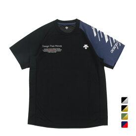 1/15限定★抽選で最大100％Pバック デサント メンズ レディス アルペン・スポーツデポ限定デザイン バレーボール 半袖プラクティスシャツ 半袖バレーボールシャツ DV5FHTA1UB DESCENTE