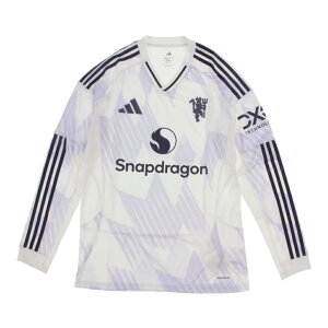 最大10%OFFクーポン 【10/24〜10/27】 アディダス サッカー/フットサル ライセンスシャツ マンチェスター・ユナイテッド 25/26 長袖 アウェイ ジャージー JP3025 レプリカユニフォーム adidas