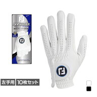 フットジョイ ゴルフグローブ 10枚セット 24ナノロック ツアー FGNT24 (6665646285) メンズ FOOT JOY FJ