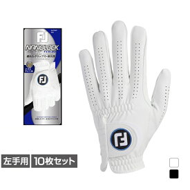 最大10％OFFクーポン 【1/18】 フットジョイ ゴルフグローブ 10枚セット 24ナノロック ツアー FGNT24 (6665646285) メンズ FOOT JOY FJ