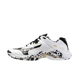 ミズノ ウエーブライトニングZ8 V1GA240041 メンズ レディス バレーボール シューズ 2E KAKIZOME PACK : ホワイト×ブラック MIZUNO