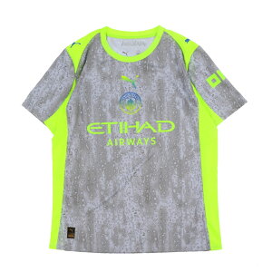 最大10%OFFクーポン 【10/24〜10/27】 プーマ メンズ サッカー ライセンスシャツ 25-26 マンチェスターシティ 3RD レプリカシャツ MCFC サード レプリカユニフォーム 780362 : ミデアムグレー PUMA