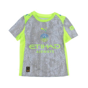 最大10%OFFクーポン 【10/24〜10/27】 プーマ ジュニア(キッズ・子供) サッカー ライセンスシャツ 25-26 マンチェスターシティ 3RD レプリカシャツ MCFC サード レプリカユニフォーム 780365 PUMA