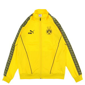 最大10%OFFクーポン 【10/30】 プーマ メンズ サッカー ライセンスジャケット ボルシア・ドルトムント 25-26 KING アンセムジャケット BVB KING アンセム JKT 781688 : イエロー PUMA