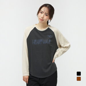 11/10聚Iōő100PobN 2025H~ LV[ fB[X AEghAJWA TVc ROXY HEART WAVE RAGLAN TEE RLT254036 ROXY