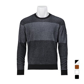 最大10％OFFクーポン 【1/9〜1/16】 タイトリスト ゴルフウェア 長袖セーター 秋 冬 リブクルーネックニット TLPMK332J (6665713611) メンズ Titleist