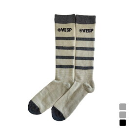 最大10％OFFクーポン【9/15】 ベスプ レディース スキー/スノーボード ソックス BORDER KNIT SOCKS VPMK1004 VESP