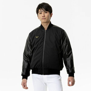 最大10%OFFクーポン 【10/24〜10/27】 ミズノ メンズ 野球 長袖ウインドブレーカー テックフィルブレスサーモグラウンドコート 12JECV7209 : ブラック MIZUNO