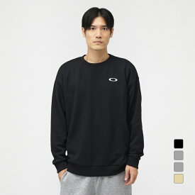 最大10％OFFクーポン 【11/16】 オークリー メンズ スウェット トレーナー FOUNDATIONAL FLEECE L/S CREW 4.0 FOA408247 スポーツウェア OAKLEY
