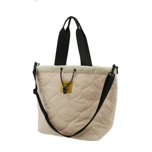 �L�E PADDED DRAWSTRING TOTEBAG K475-967 �g���b�L���O �o�b�O �g�[�g �V�����_�[ : IVORY KiU