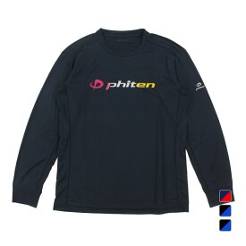 1/15限定★抽選で最大100％Pバック ファイテン メンズ レディス バレーボール 長袖Tシャツ RAKUシャツ 長袖トリコロール 限定デザイン ラクシャツ phiten