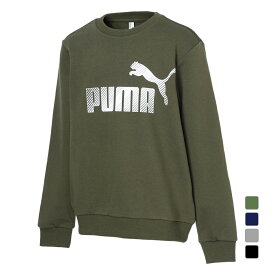 プーマ ジュニア キッズ 子供 スウェット トレーナー キッズ クルースウェット フレンチテリー 693870 スポーツウェア アルペン・スポーツデポ限定 PUMA