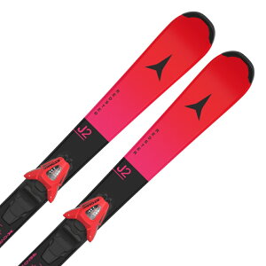 10/25限定★抽選で最大100%Pバック アトミック REDSTER J2 100-120 + C 5 GW_AASS03644 25-26年モデル ジュニア キッズ 子供 スキー 板 ビンディング付き : レッド×ブラック ATOMIC