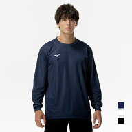 9/20限定★抽選で最大100％Pバック ミズノ メンズ 長袖 機能 Tシャツ ナビドライTシャツ 長袖・丸首・メ…