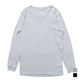 1/15限定★抽選で最大100％Pバック 2025秋冬 ティゴラ メンズ トレッキング アンダーシャツ メリノウールインナーワイドクルーネック長袖 TR-9D1105TL TIGORA