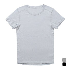 1/15限定★抽選で最大100％Pバック 2025秋冬 ティゴラ メンズ トレッキング アンダーシャツ メリノウールインナーワイドクルーネック半袖 TR-9D1645TS TIGORA