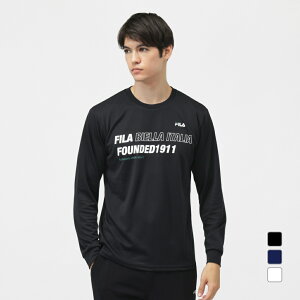フィラ メンズ 長袖 機能 Tシャツ 機能Tシャツ FM25FP825 スポーツウェア アルペン・スポーツデポ限定 FILA
