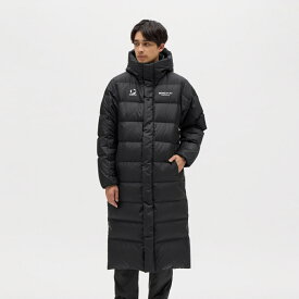 最大10％OFFクーポン 【1/20】 デサント メンズ ダウンコート ロングダウンコート ST5FDJ00M BK00 アウター スポーツウェア ： ブラック DESCENTE