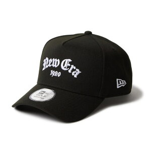 ニューエラ ゴルフウェア キャップ 秋 冬 GF 940AF OLD ENGLISH LOGO BLK (14669113) メンズ NEW ERA