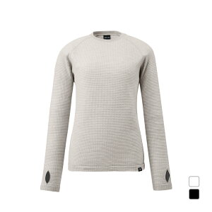 12/5聚Iōő100PobN ~[ fB[X gbLO TVc WAFFLE WOOL CRW W MIV01915 MILLET