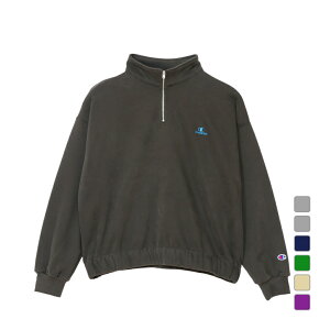 �ő�10��OFF�N�[�|�� �y1/24�`1/30�z �`�����s�I�� ���f�B�[�X �X�E�F�b�g �g���[�i�[ HALF ZIP SWEATSHIRT CW-C011 �X�|�[�c�E�F�A Champion