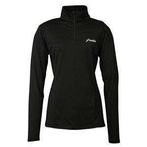 tFjbNX fB[X XL[/Xm[{[h ^[glbNEFA Basic Set-in Sleeve 1/2 Zip Tee ESW25LS62 9900 F ubN PHENIX