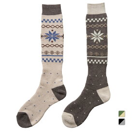 1/25限定★抽選で最大100％Pバック ファブリス レディース スキー/スノーボード ソックス レディス 雪柄ソックス2足組 FA-5U25225 FABLICE