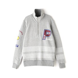 パーリーゲイツ ゴルフウェア 長袖トレーナー 秋 冬 タンデム裏毛ボーダー (0534162003) メンズ PEARLY GATES