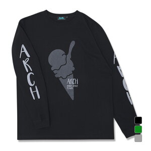 12/5聚Iōő100PobN A[` Y fBX oXPbg{[ TVc double ice cream L/S tee T325 Arch