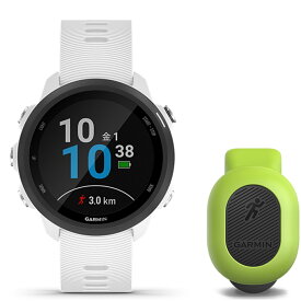 ガーミン ForeAthlete 245M Wh/Bk RDPセット 01002120E1 ランニングダイナミクスポッド セット 陸上 ランニング 時計 スマートウォッチ GARMIN