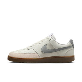 最大10％OFFクーポン 【7/18〜7/26】 ナイキ コート ビジョン LO HV2530-100 メンズ スニーカー ： クリーム×ライトグレー NIKE HV2530 100 imbkk